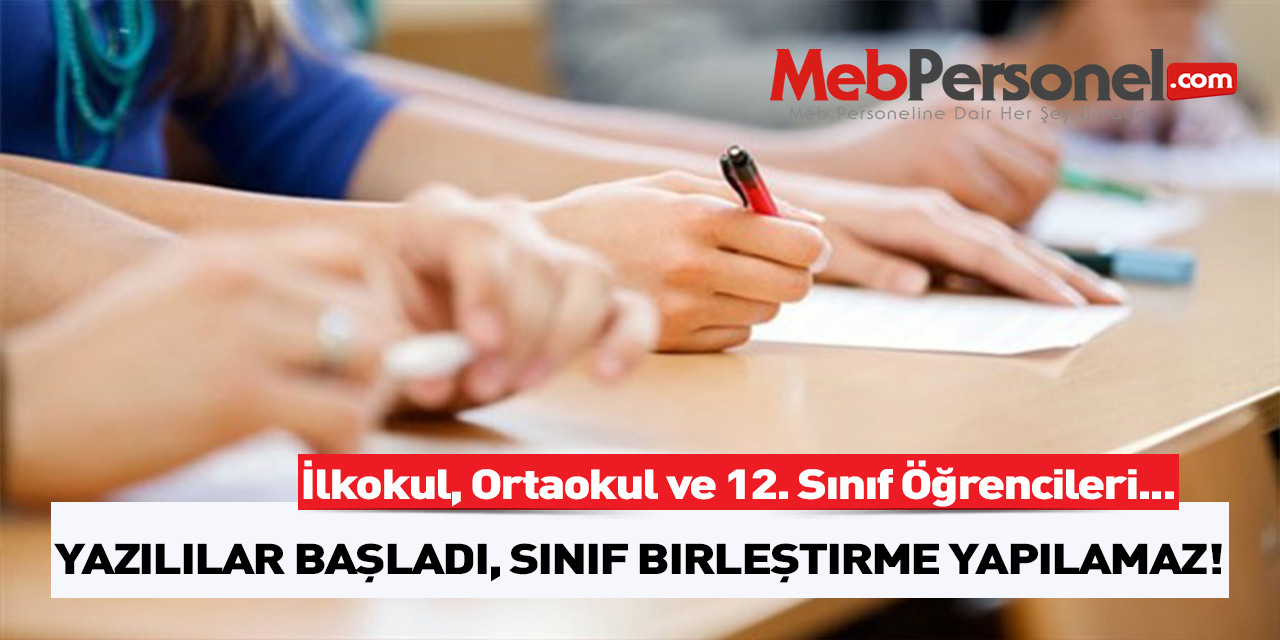Yazılılar Başladı, Sınıf Birleştirme Yapılamaz!