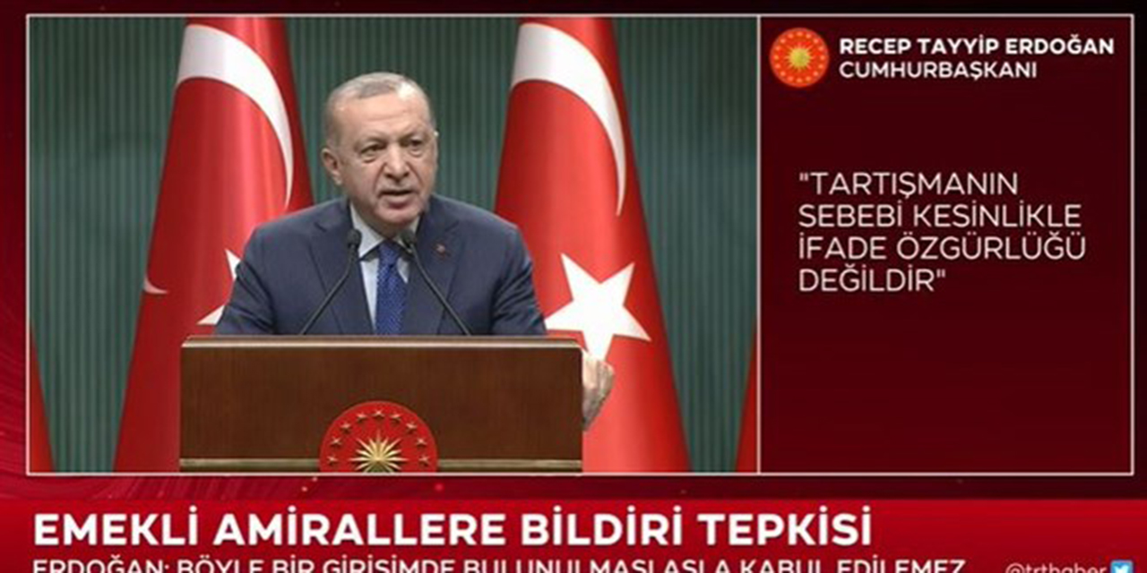 Erdoğan'dan 103 Emekli Generalin Bildirisi Açıklaması