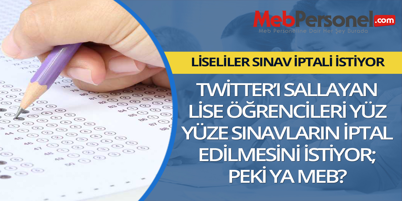 Sınav İptali İsteyen Liseliler Twitter'ı Salladı