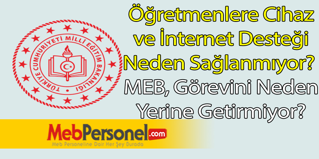 Öğretmenlere Hala Uzaktan Eğitim Desteği Sağlanmadı