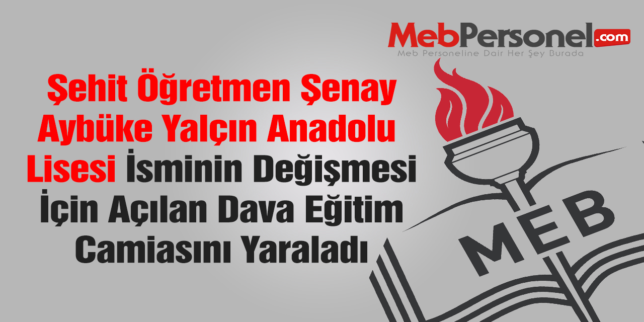 Aybüke Öğretmenin Hatırasına Balta Vuruluyor