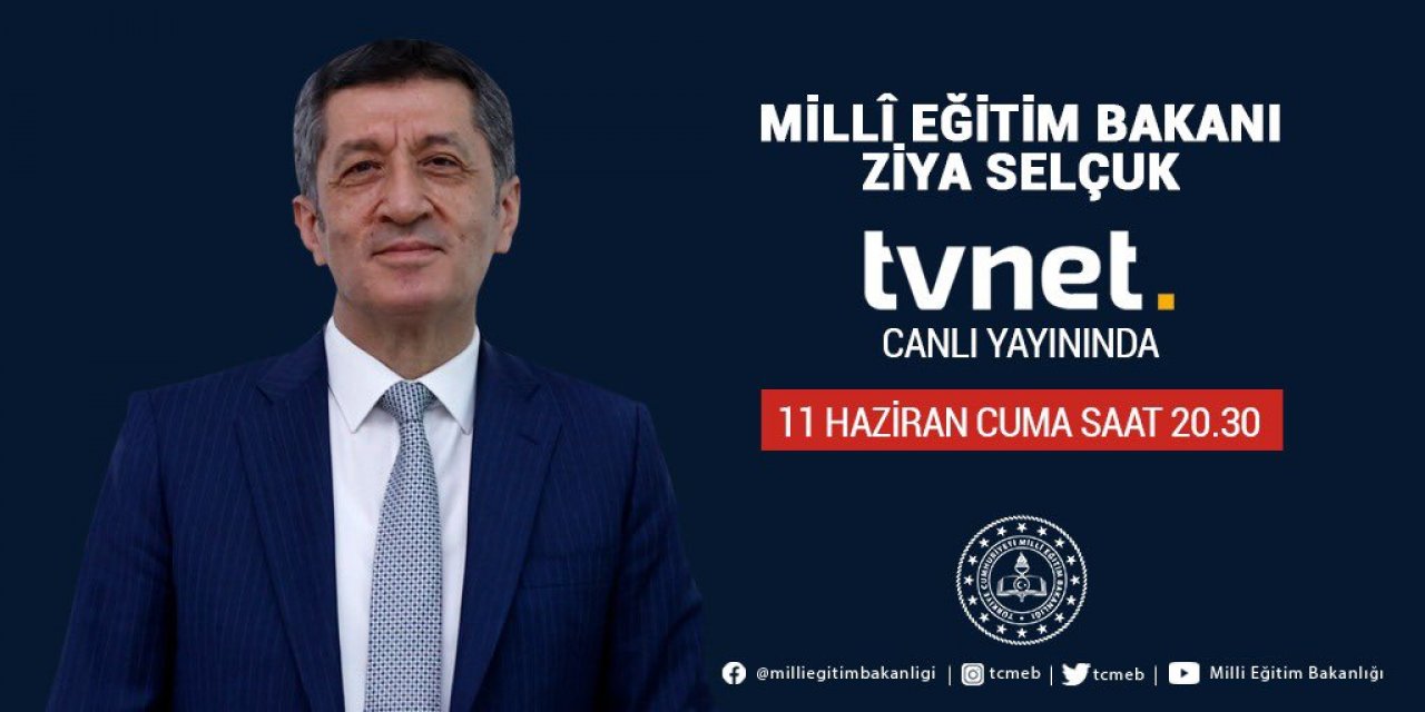 Bakan Selçuk canlı yayında gündeme dair soruları cevaplayacak