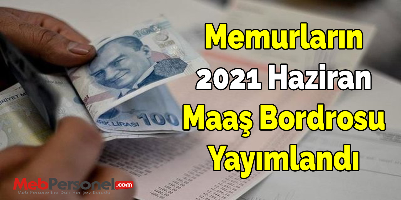 Memurların 2021 Haziran Maaş Bordrosu Yayımlandı