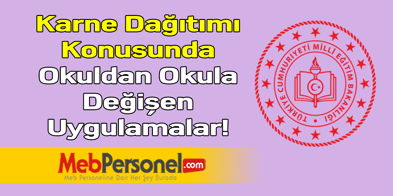 Karne Dağıtımı Konusunda Okuldan Okula Değişen Uygulamalar!