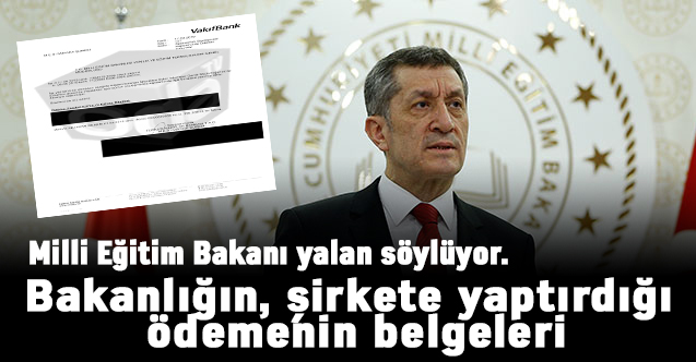 Milli Eğitim Bakanı yalan söylüyor.