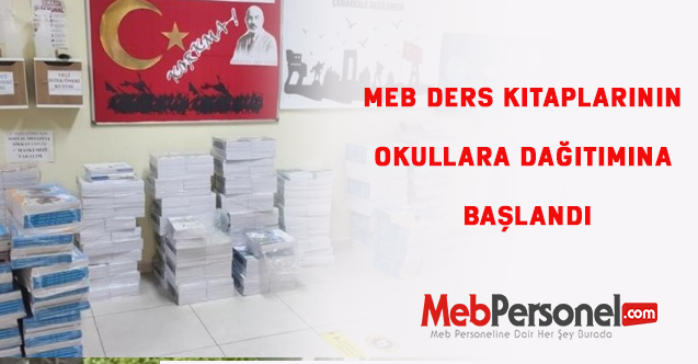 MEB Ders kitaplarının okullara dağıtımına başlandı
