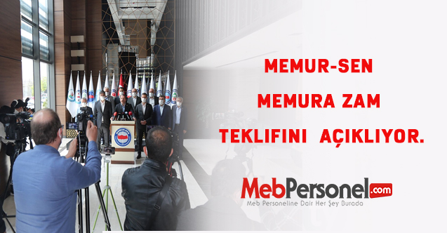 Memur-Sen Memura Zam Teklifini  Açıklıyor.