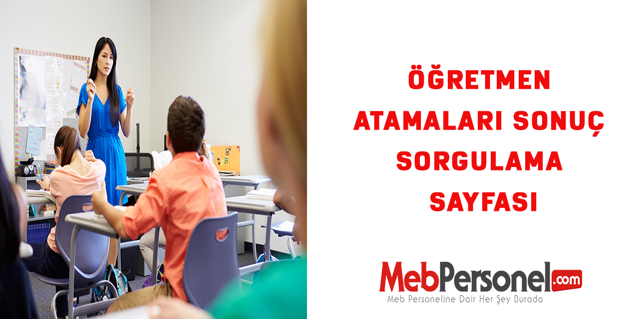 Sözleşmeli Öğretmenlik Atamaları Sonucu Sorgulama