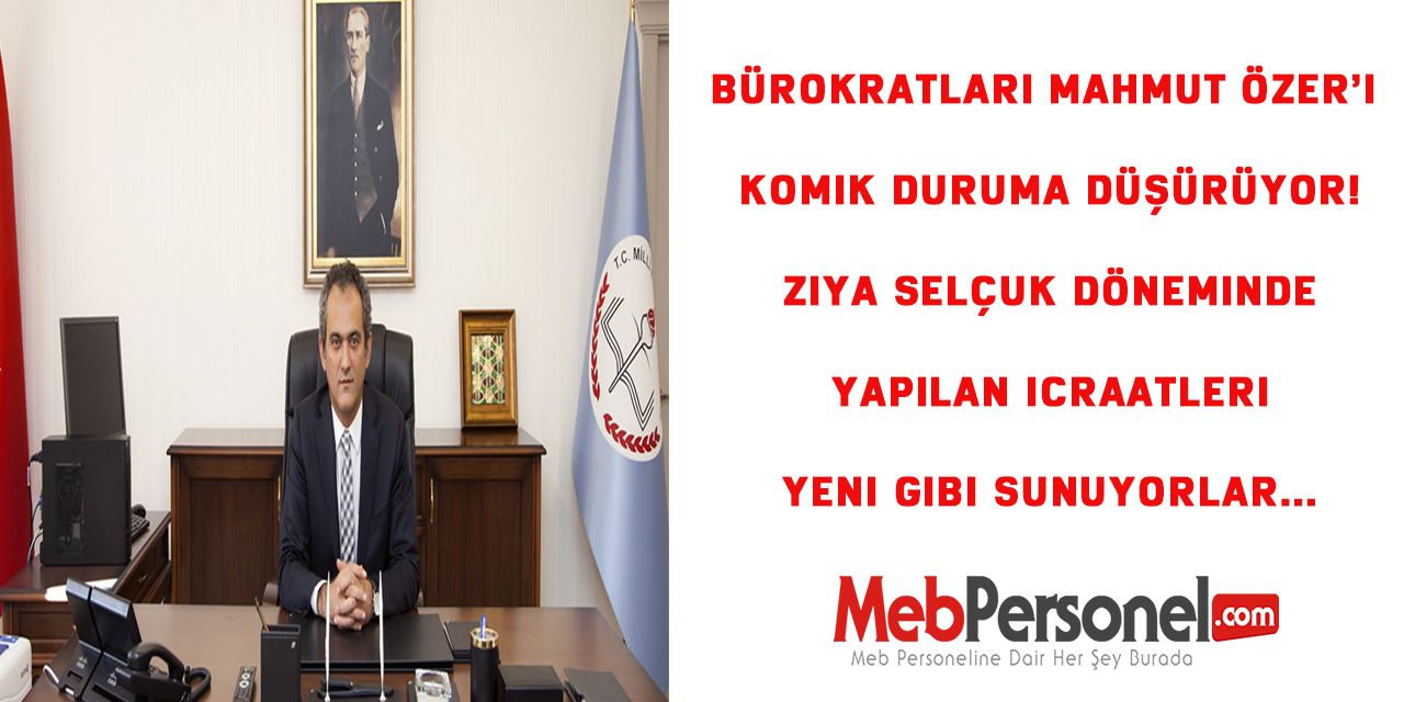 Ziya Selçuk döneminde yapılan icraatler yeni gibi sunuluyor