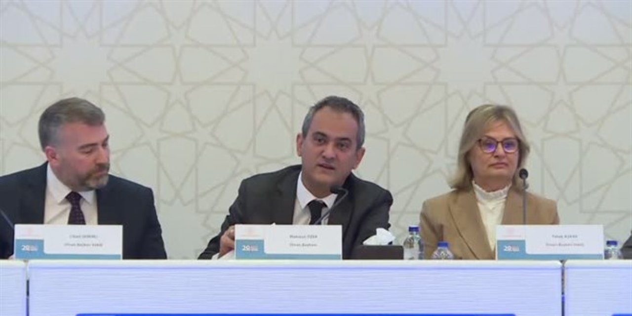 Milli Eğitim Bakanı  Mahmut Özer: Alınan kararların takipçisi olacağım