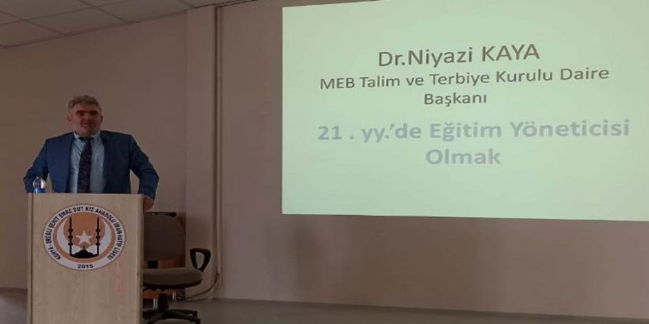 Milli Eğitim Bakanlığının Oyun Kurucusu Niyazi Kaya görevden aldı…