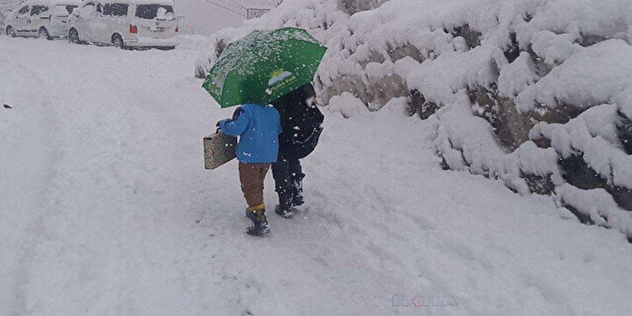 Bu ilimizde okullara yarın için kar tatili