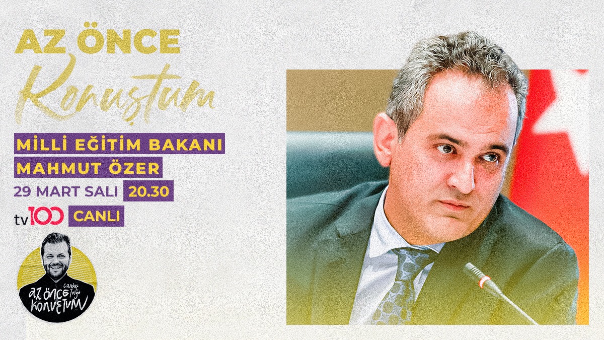 Milli Eğitim Bakanı Mahmut ÖZER Canlı Yayında Soruları Cevaplayacak