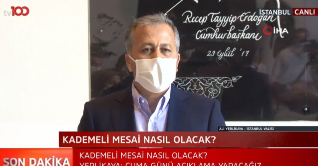 Valilikten  kademeli mesai açıklaması