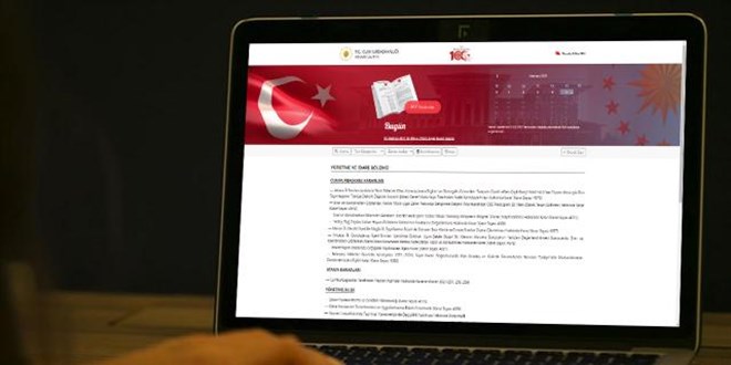 Cumhurbaşkanı kararları Resmi Gazete'de