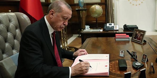 Cumhurbaşkanı Erdoğan 5 üniversiteye rektör atadı