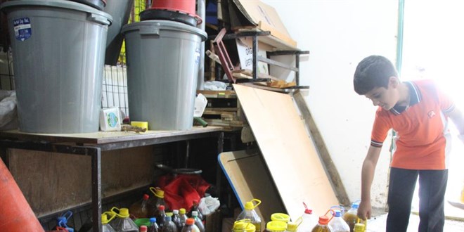 Bu okulda geri dönüşüm gelire dönüşüyor