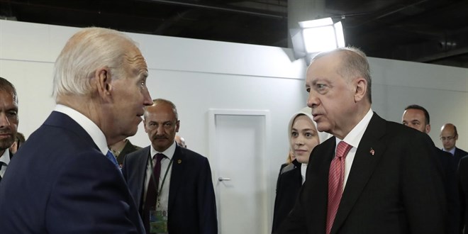 Erdoğan, Biden görüşmesi başladı