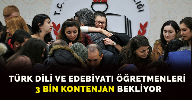 Türk Dili ve Edebiyatı Öğretmenleri 3 Bin Kontenjan Bekliyor