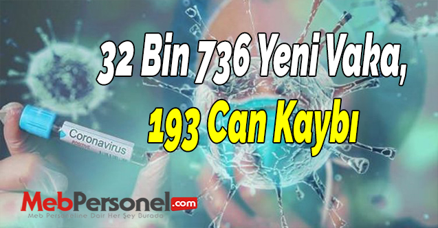 32 Bin 736 Yeni Vaka, 193 Can Kaybı