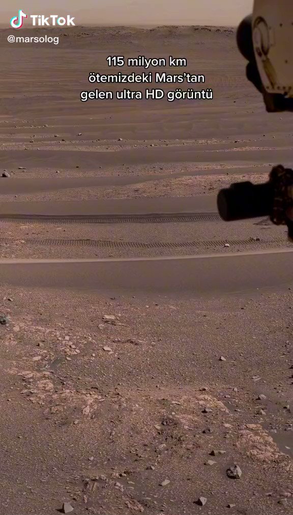 İşte 115 milyon km Mars'tan gelen Ultra hd video