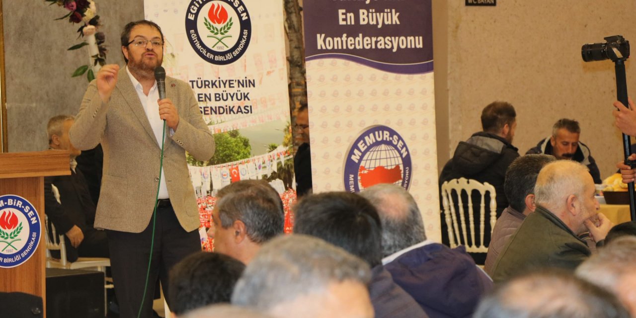 EBS Van Şube Başkanı Mehmet Uca'dan alan değişikliği açıklaması