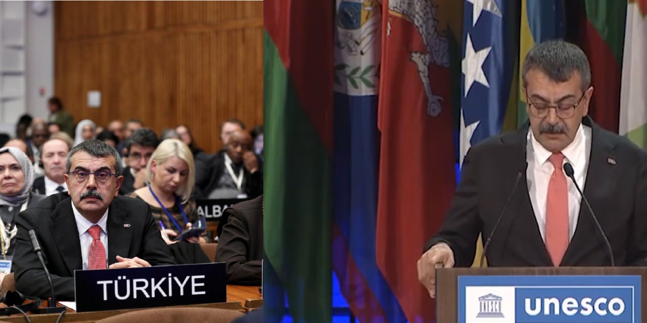 Bakan Yusuf Tekin UNESCO Genel Konferansında: Savaş Suçu İşleyen İsrail'i Kınıyorum