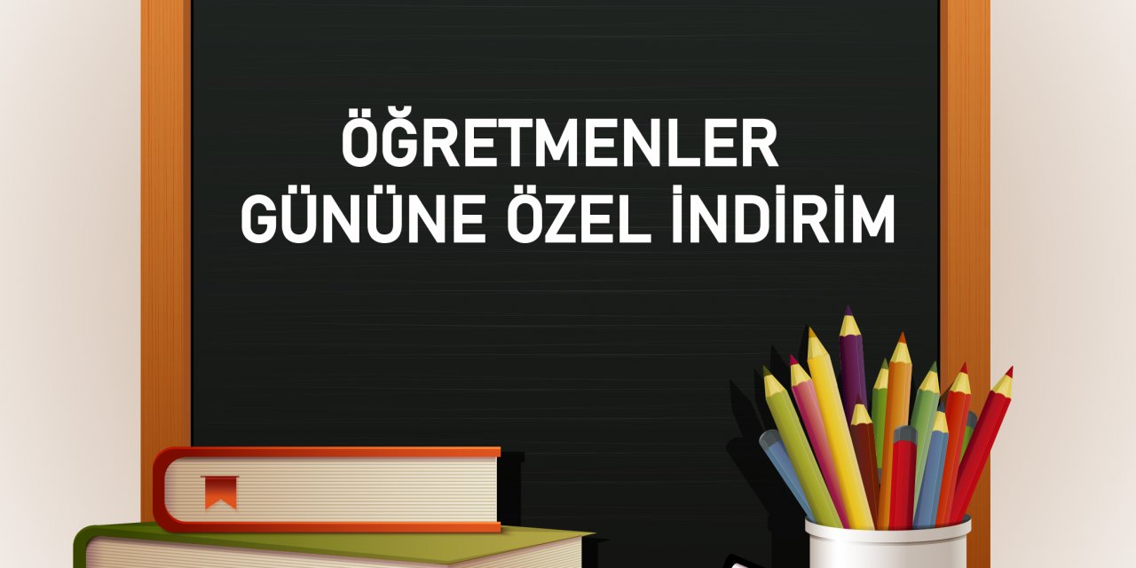 Öğretmenlere Öğretmenler Gününe Özel Yüzde 50 İndirim!