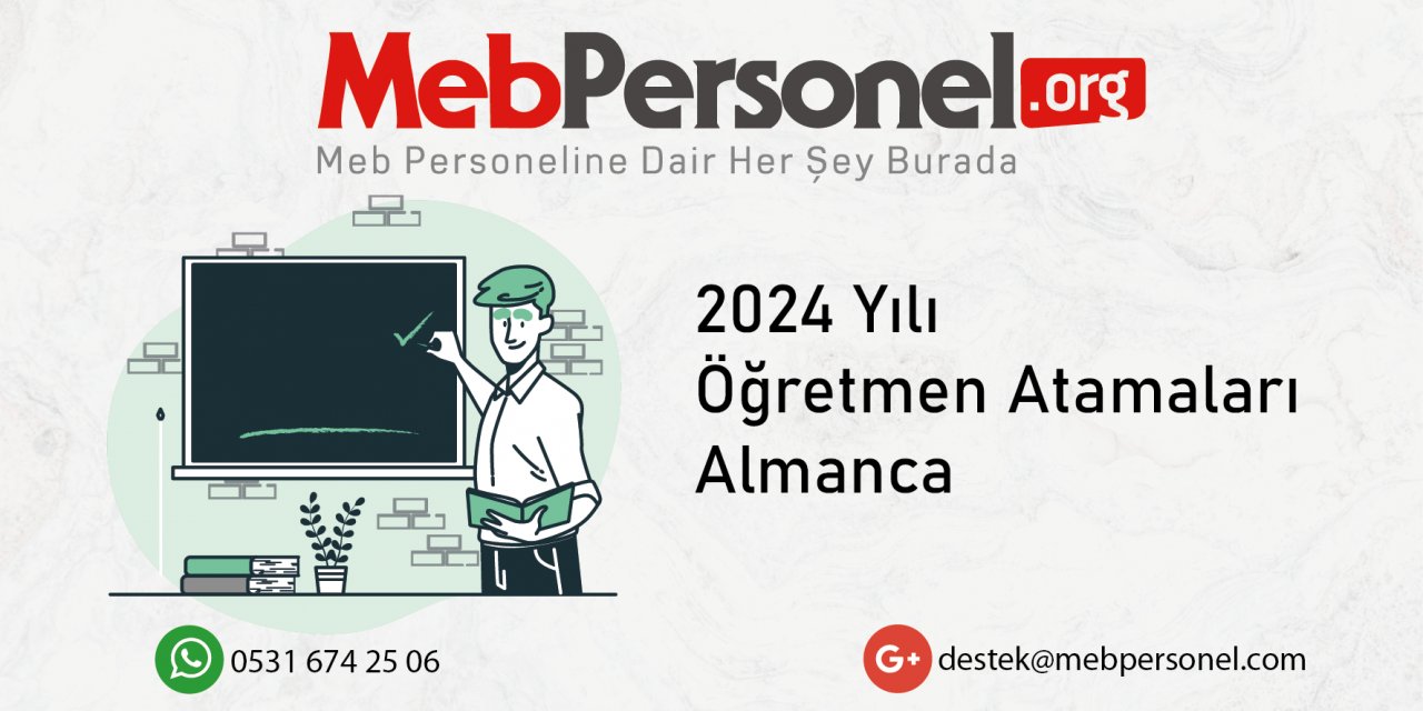 2024 Öğretmen Atamalarında Almanca Kontenjan Tahmini ve Talepler!