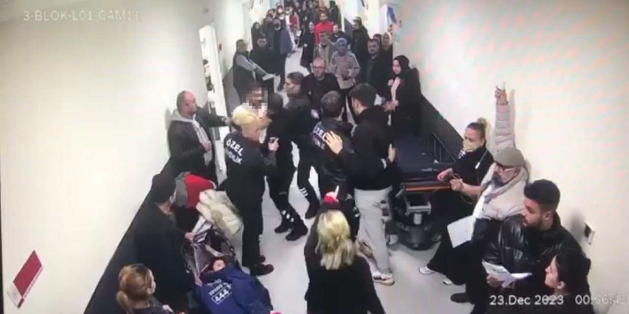 Doktora yumruklu saldırı kamerada: Kızın saçına dokundu iddiası ortalığı karıştırdı