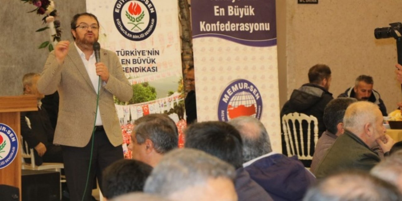 Eğitim Bir Sen Şube Başkanı: ''Kimse şehitlere olan saygımızı sorgulayamaz.''