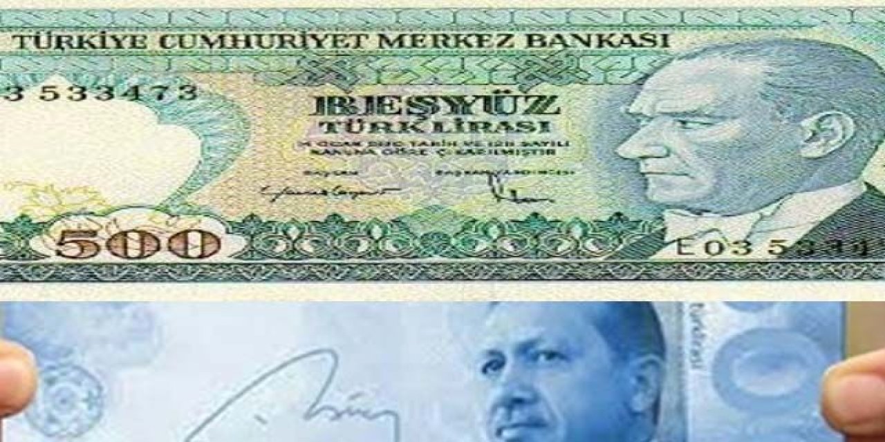 500 TL ve 1000 TL'lik banknotlar geliyor! Tarih verildi..