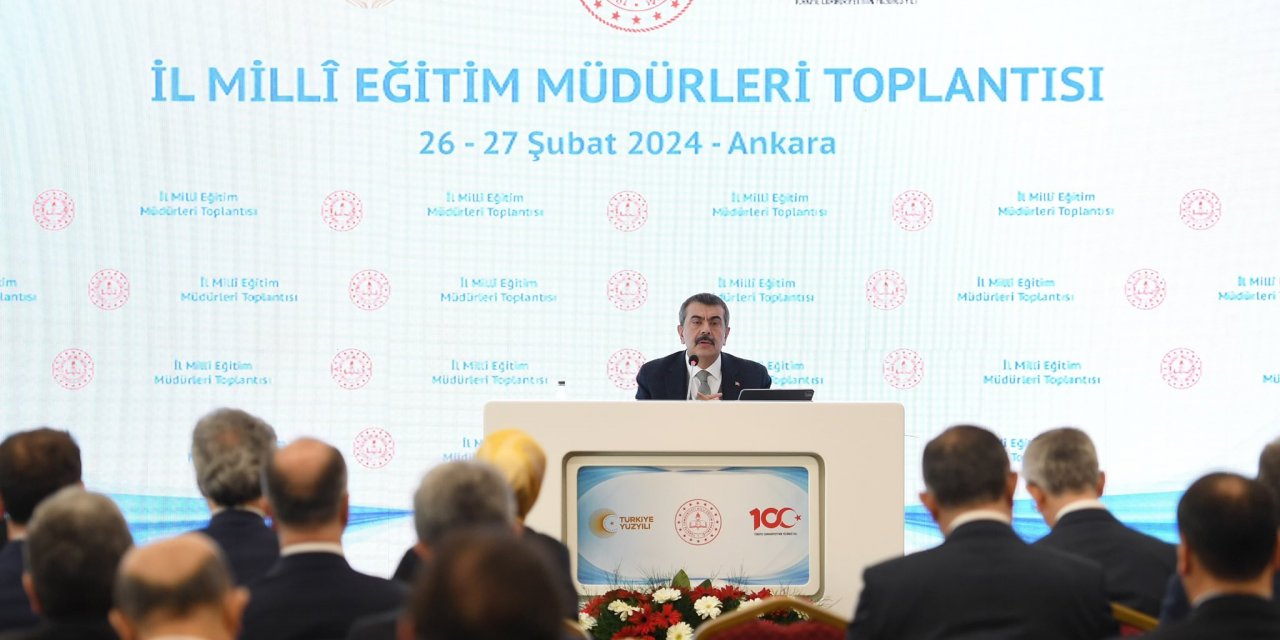 Bakan Yusuf Tekin Başkanlığında İl Milli Eğitim Müdürleri Toplantısı Yapıldı.