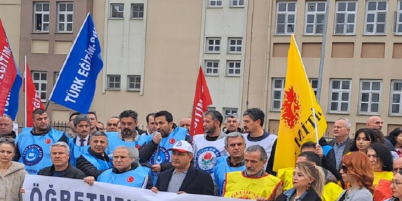 Tüm eğitim sendikaları bir oldu: Onun için eylemde bulundular