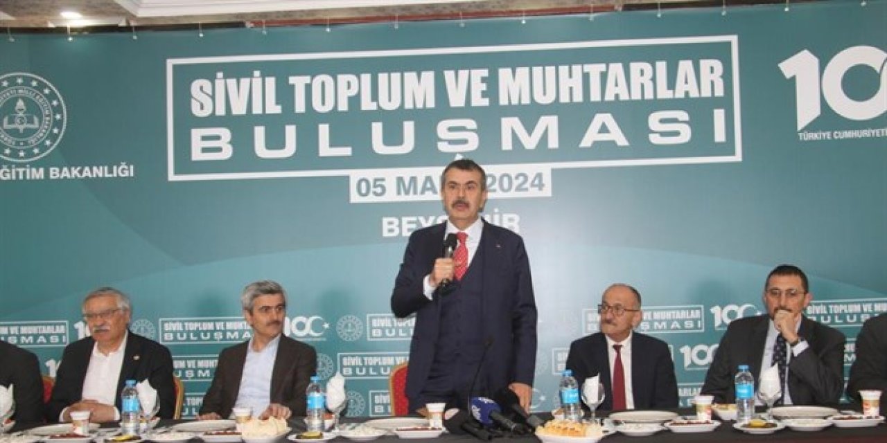 Bakan Tekin: Sokakta gördüğümüz her 75 kişiden biri öğretmen