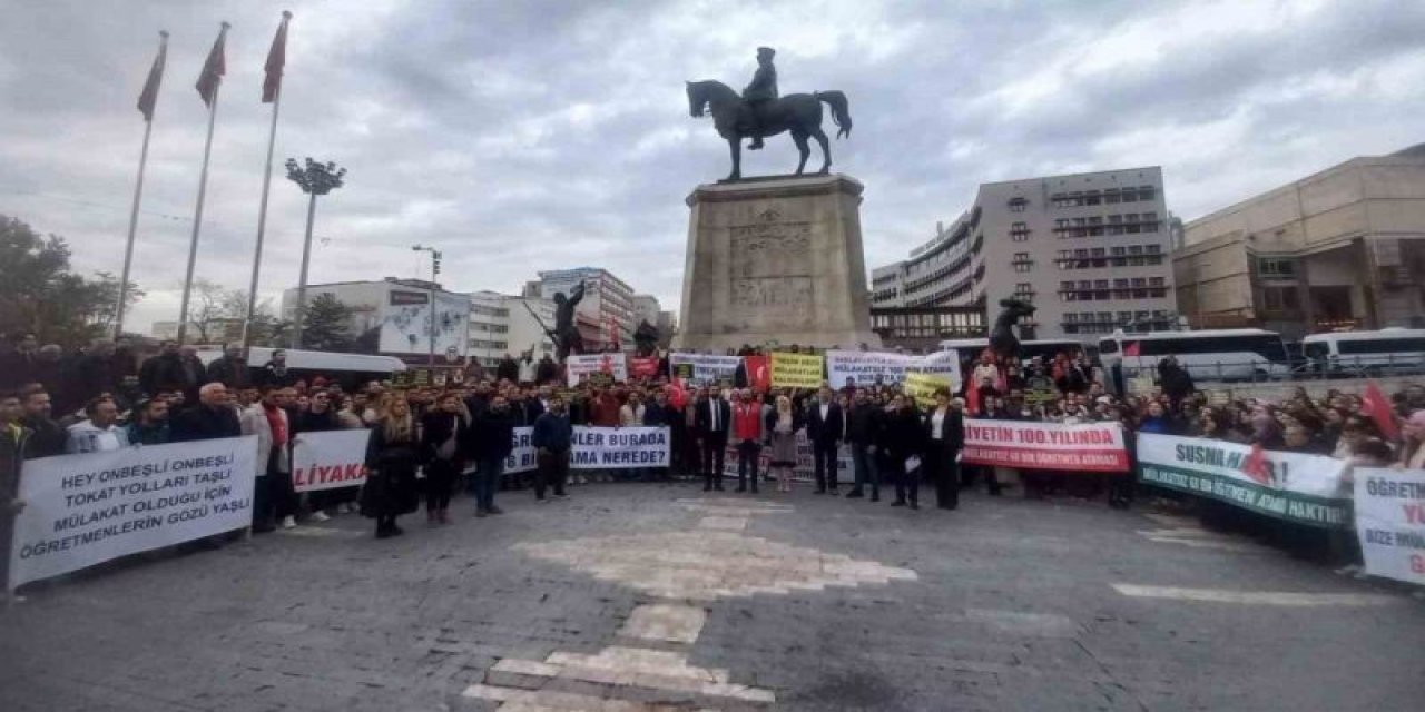 Atama Bekleyen Öğretmenler Ulus Meydanında Mülakatsız 68 Bin Atama İçin Bir Araya Geliyor