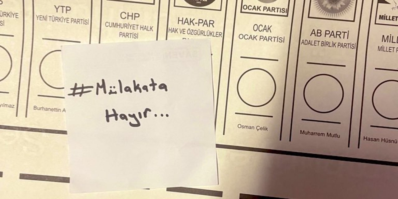 Atama Bekleyen Öğretmenler Oy Kullandı. "Oy Pusulasında Mülakata Hayır" Mesajı Dikkat Çekti