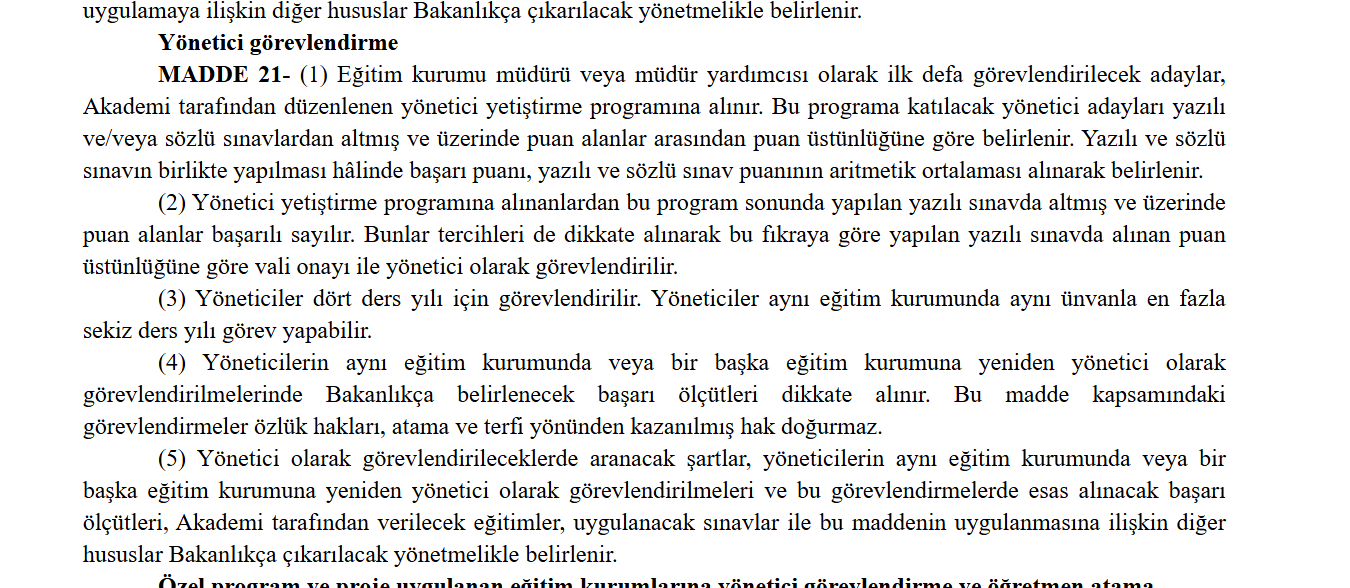 MEB Yönetici Atama Yönetmeliği Kadük Kaldı: Yeni Yönetici Atama Yönetmeliği Yolda