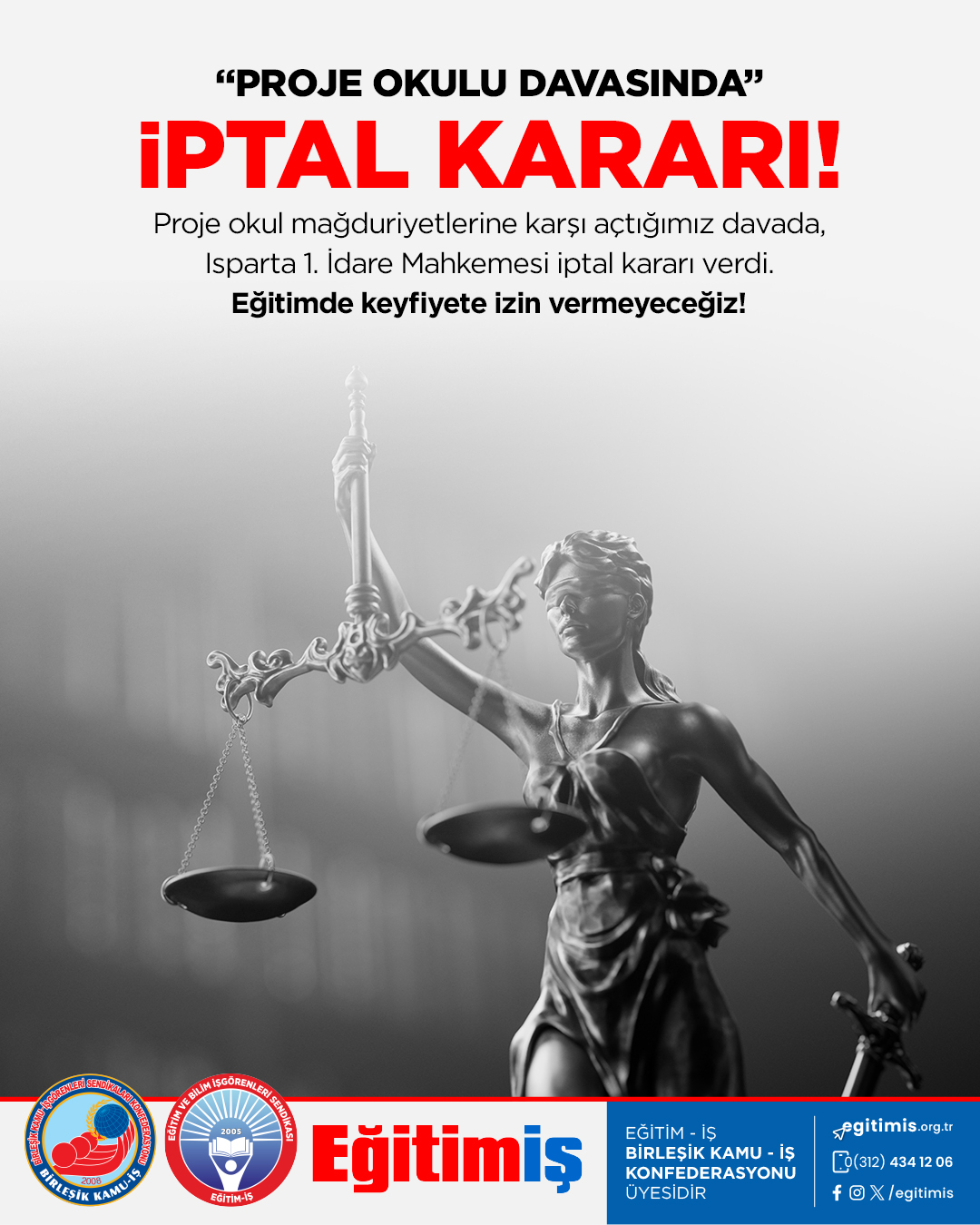 Mahkemeden Proje Okulu Davasında İptal Kararı!