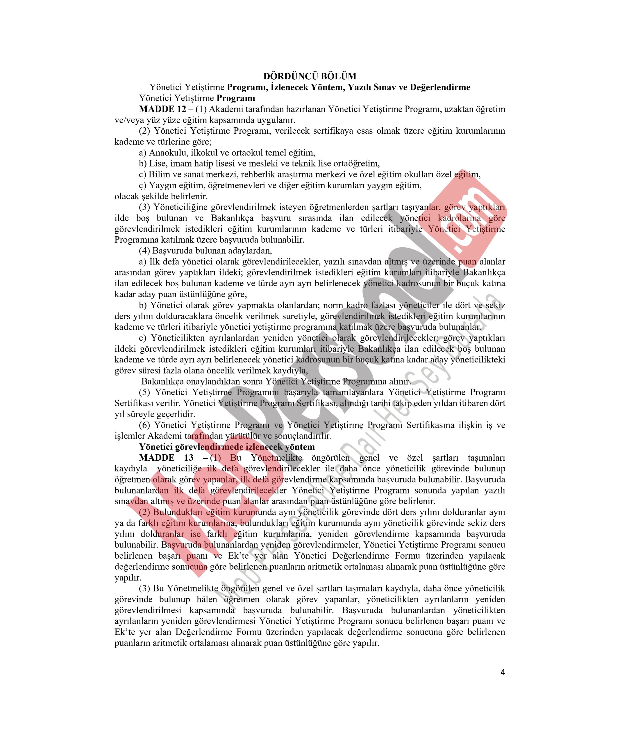 İşte Yeni MEB Yönetici Atama Yönetmeliği: Artık Okul Müdürleri ve Müdür Yardımcıları Bu Şekilde Atanacak!