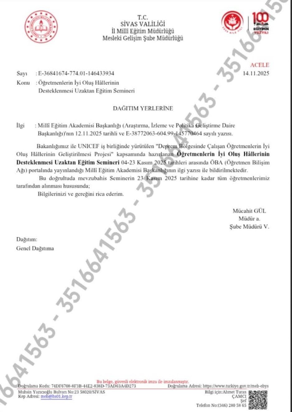 MEB'den Önemli Duyuru: Öğretmenlere Yönelik Yeni Seminer Videosu Yayınlandı