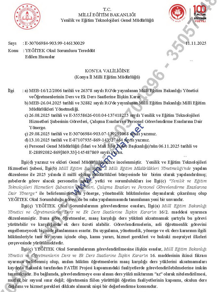  O Branş Öğretmenlerin Ders Yükümlülükleri Konusunda MEB Yönetmeliği Ne Diyor?