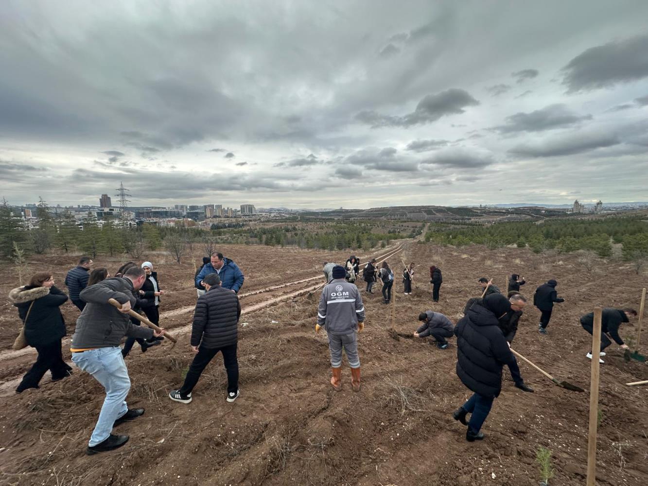 İLKSAN Şehit Eğitim Çalışanları Hatıra Ormanı Fidan Dikme Töreni Gerçekleşti 