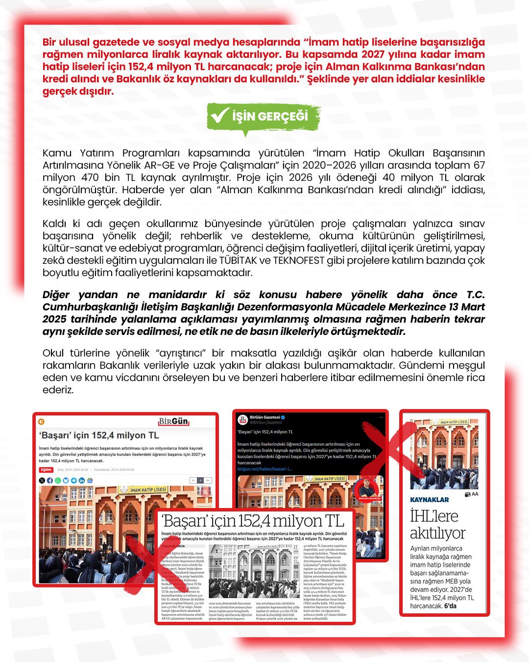 MEB O İddiaları Yalanlandı: Resmi Verileri Paylaştı