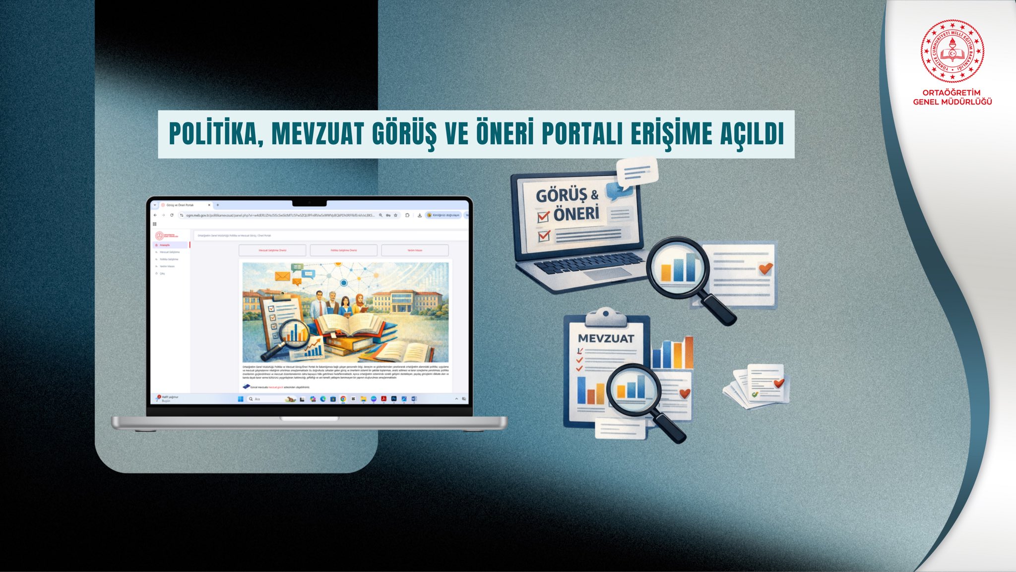 Öğretmen ve Yönetici Görüşleri İçin MEB’den Yeni Öneri Portalı