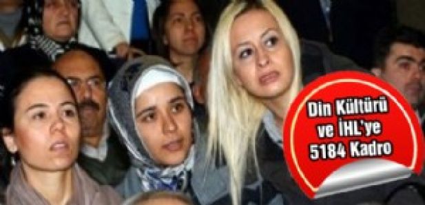 Din Kültürü ve İHL Öğretmenlerine 5184 Kadro