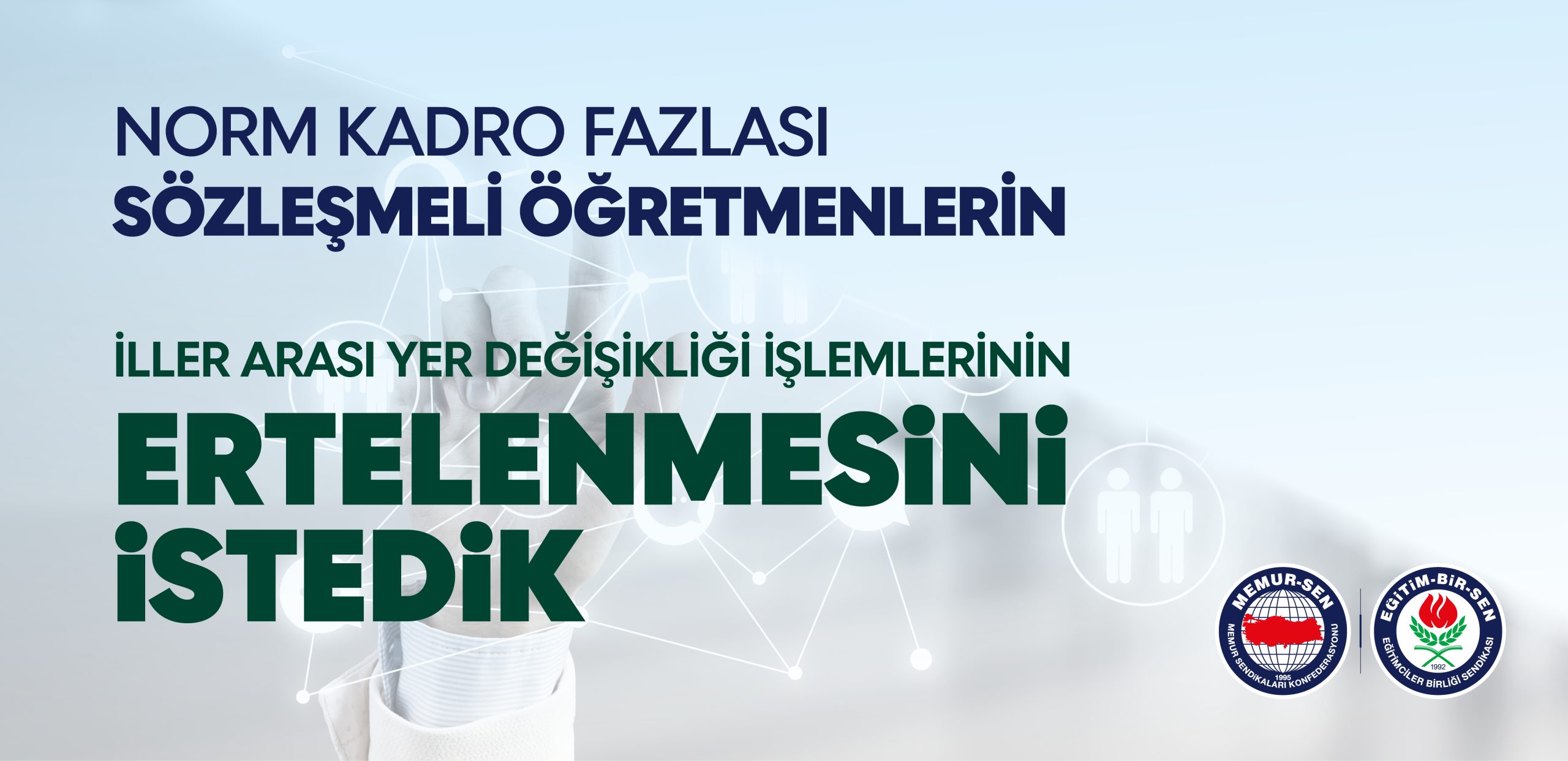 Norm Kadro Fazlası Sözleşmeli Öğretmenler İçin "Yaz Tatili" Talebi