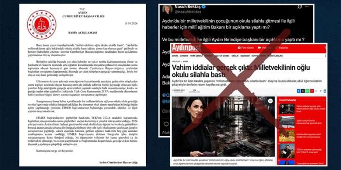 "Milletvekilinin Oğlu Okulu Bastı" İddiasına Başsavcılıktan Yalanlama: Olayın Aslı Başka Çıktı!
