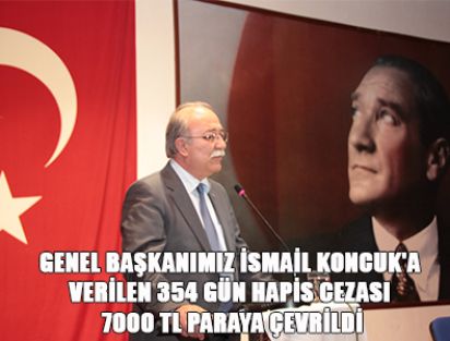 İsmail Koncuk'a Verilen Hapis Cezası Paraya Çevrildi