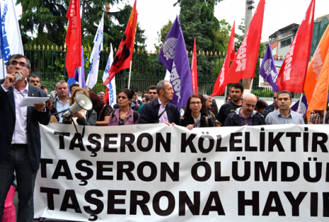 KESK'ten 'Taşeron Yasa Tasarısı'na tepki eylemi